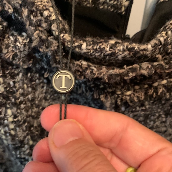 Talbots petite ruffle neck tweed dress. NWOT. RetIl 198 - Picture 2 of 7